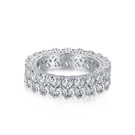 [Glimmer Jewelry]Sparkling Full Heart Ring