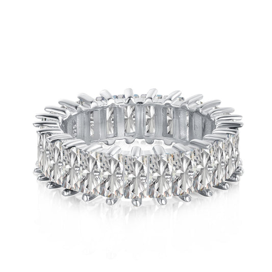 [Glimmer Jewelry]Unique Colorful Radiant Cut RIng