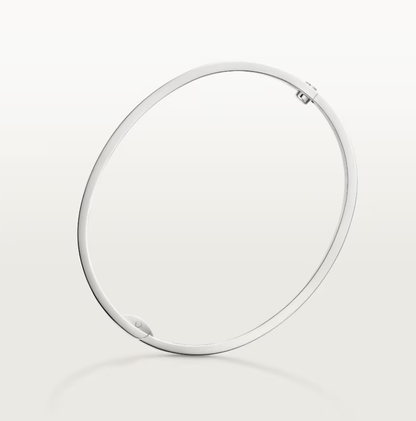 [Glimmer]NEW-LOVE-6.1MM-Width Diamond-Studded Bracelet