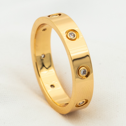 [Glimmer]LOVE RING 3.6MM 8 DIAMONDS
