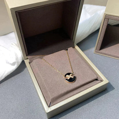 [Glimmer]JEUX DE Glimmer GOLD DIAMOND NECKLACE