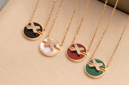 [Glimmer]JEUX DE Glimmer GOLD DIAMOND NECKLACE
