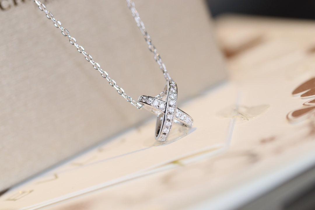 [Glimmer]JEUX DE DIAMOND NECKLACE