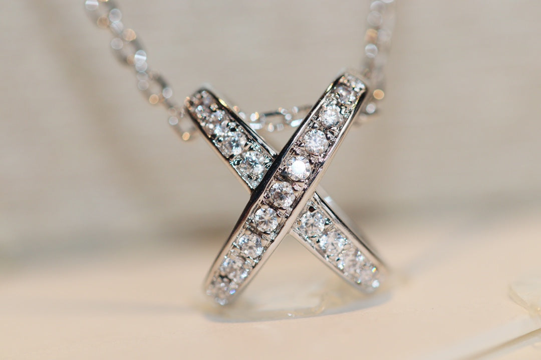 [Glimmer]JEUX DE DIAMOND NECKLACE