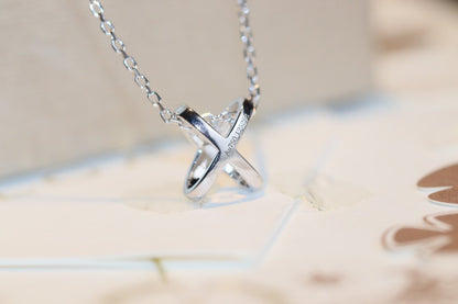 [Glimmer]JEUX DE DIAMOND NECKLACE