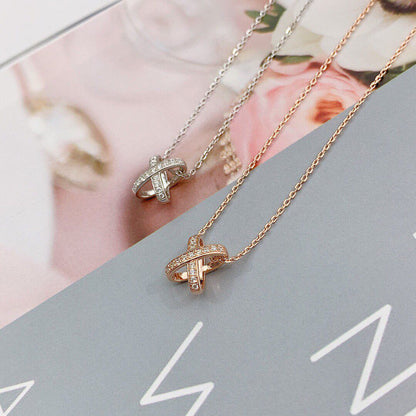 [Glimmer]JEUX DE DIAMOND NECKLACE