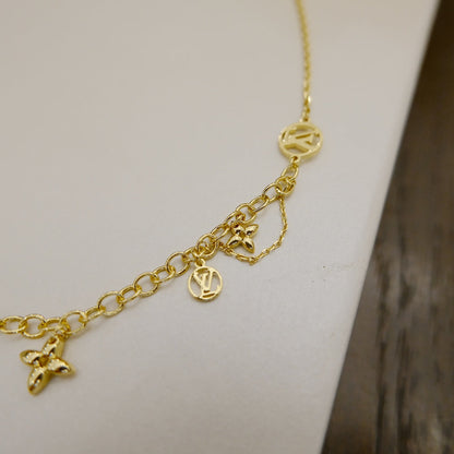 [Glimmer]BLOOMING SUPPLE NECKLACE BRASS