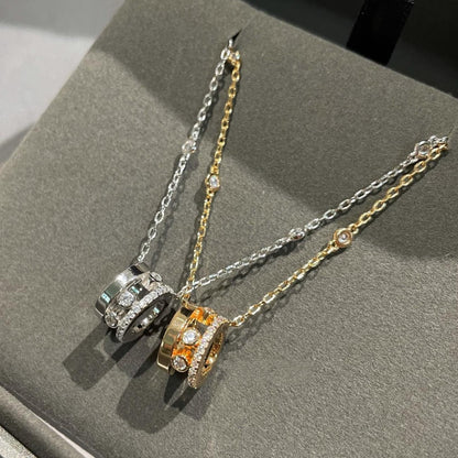 [Glimmer]CHAIN MOVE ROMANE PEDAND NECKLACE