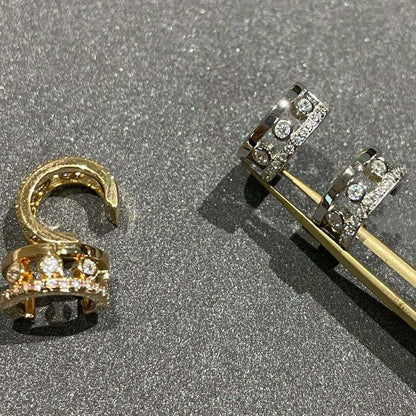 [Glimmer]MOVE ROMANE EARRINGS DIAMOND