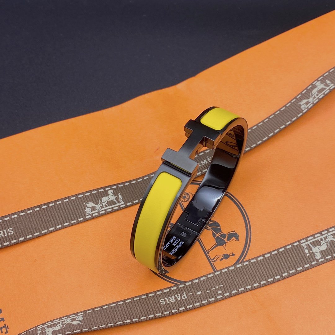 [Glimmer]CLIC HM SO BLACK YELLOW BRACELET