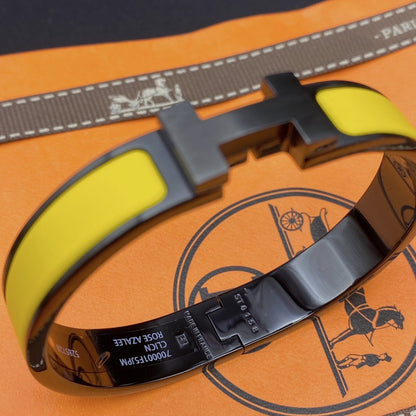 [Glimmer]CLIC HM SO BLACK YELLOW BRACELET