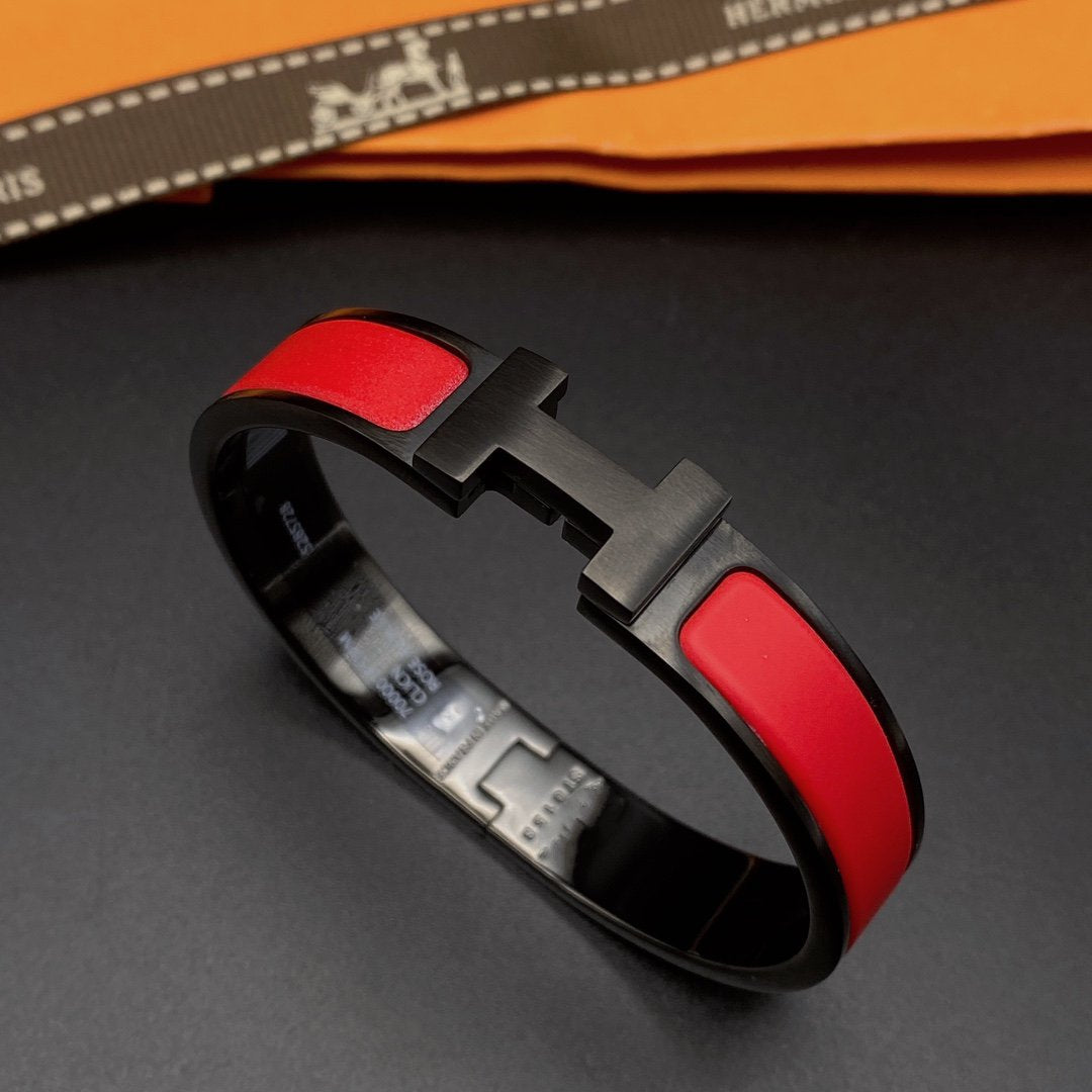 [Glimmer]CLIC HM SO BLACK RED BRACELET