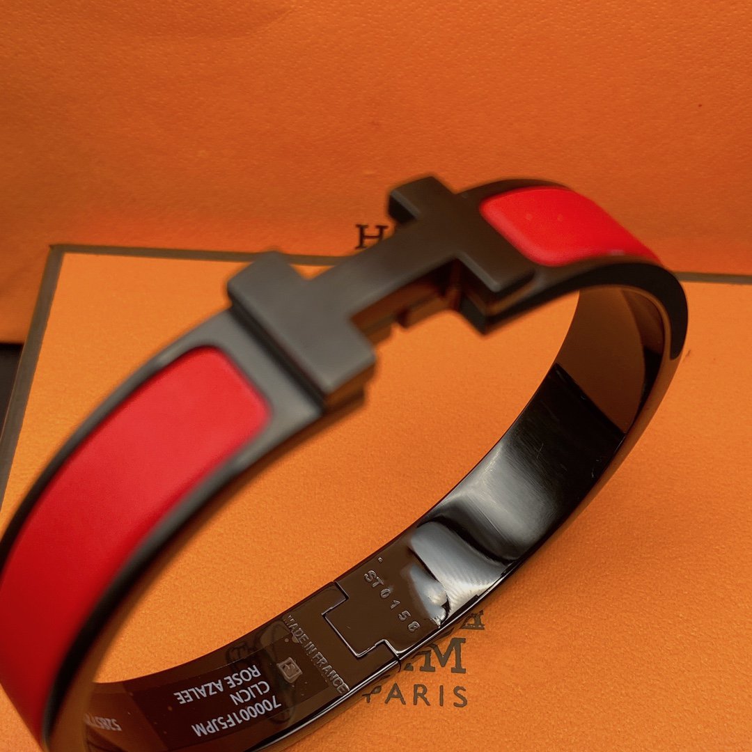 [Glimmer]CLIC HM SO BLACK RED BRACELET