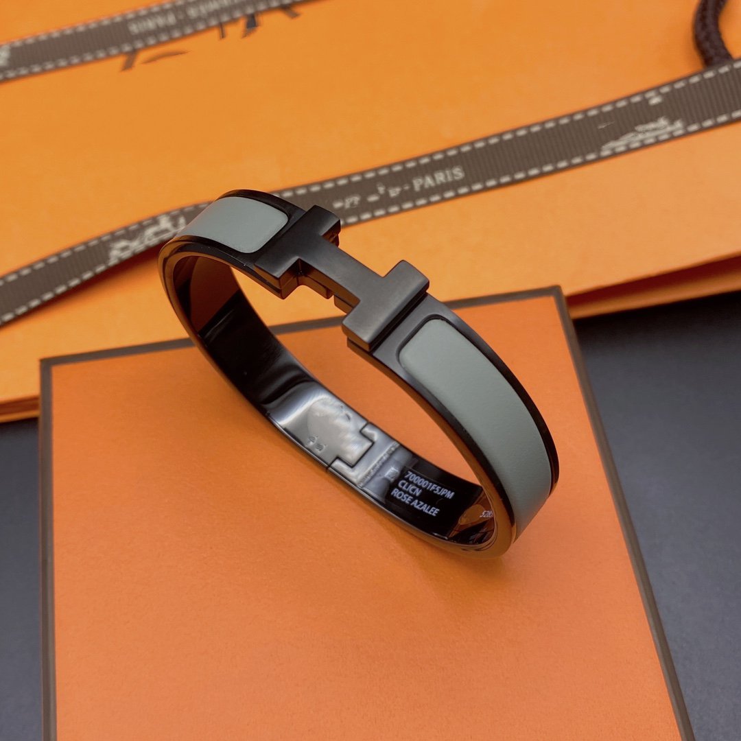 [Glimmer]CLIC HM SO BLACK GREY BRACELET
