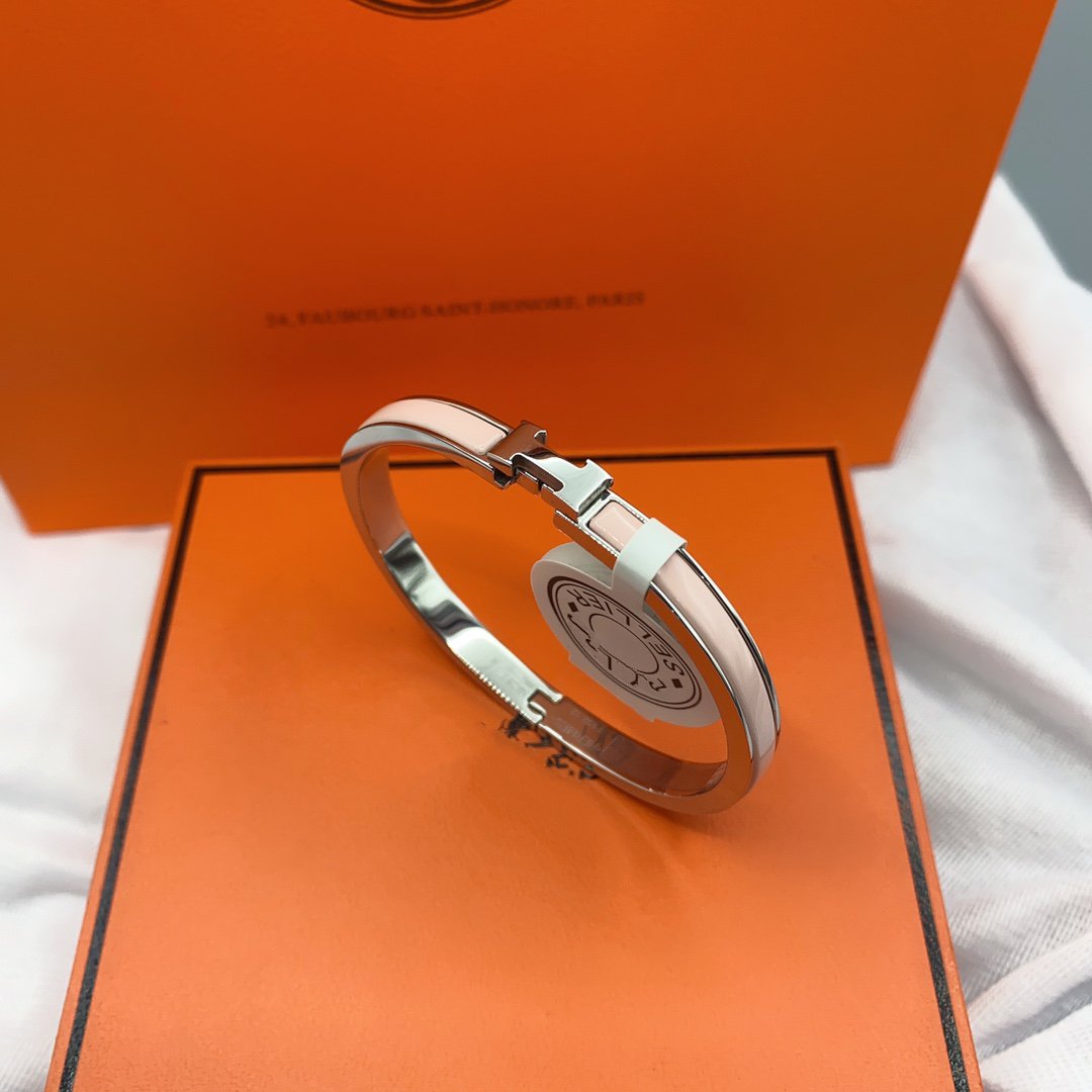[Glimmer]CLASSIC HM CLIC  PINK 8MM ENAMEL BRACELET