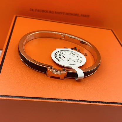 [Glimmer]CLASSIC HM CLIC BLACK 8MM ENAMEL BRACELET