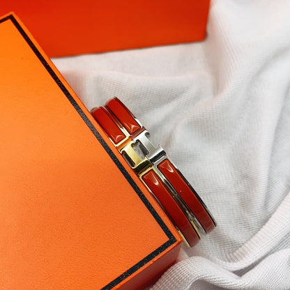 [Glimmer]CLASSIC HM CLIC RED 8MM ENAMEL BRACELET