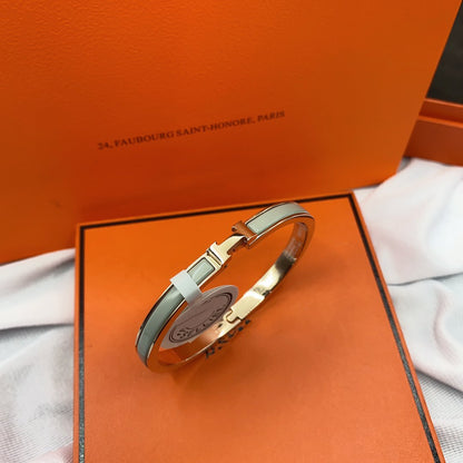 [Glimmer]CLASSIC HM CLIC GREEN 8MM ENAMEL BRACELET