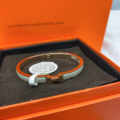 [Glimmer]CLASSIC HM CLIC GREEN 8MM ENAMEL BRACELET
