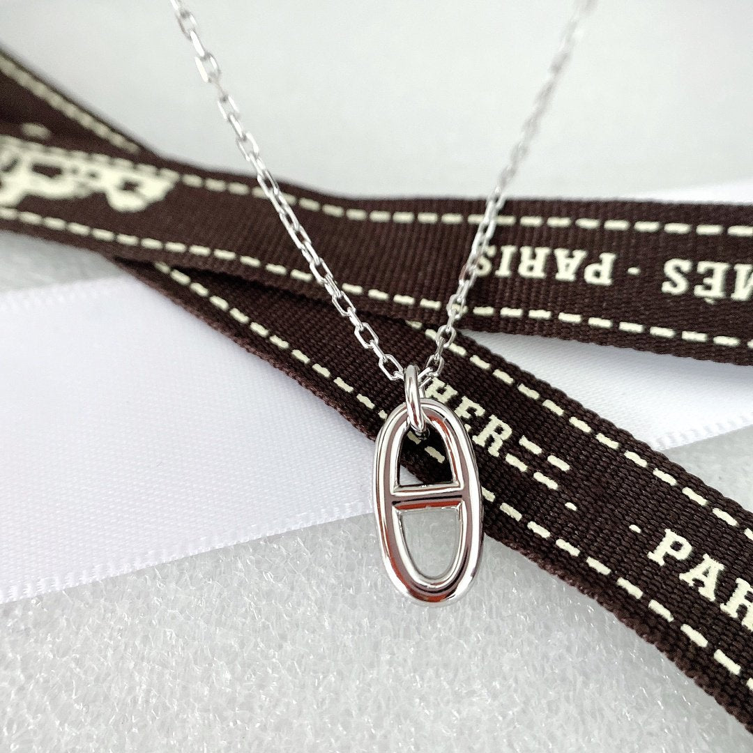 [Glimmer]HM PIG NOSE NECKLACE