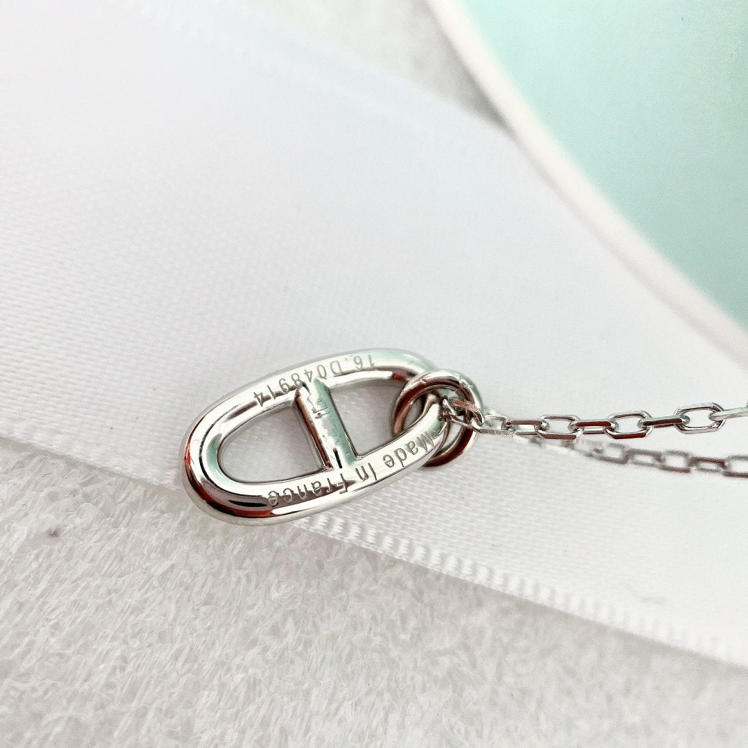 [Glimmer]HM PIG NOSE NECKLACE