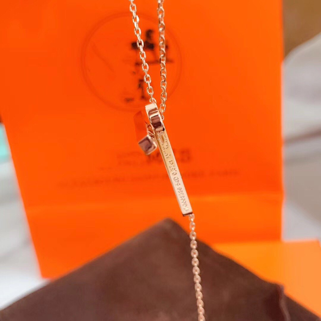 [Glimmer]HM NECKLACE PLATINUM Glimmer GOLD DIAMOND