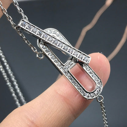[Glimmer]HM NECKLACE PLATINUM Glimmer GOLD DIAMOND