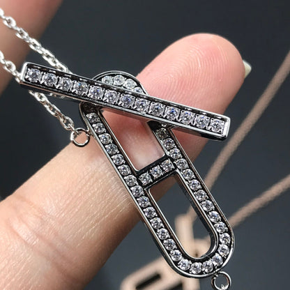 [Glimmer]HM NECKLACE PLATINUM Glimmer GOLD DIAMOND