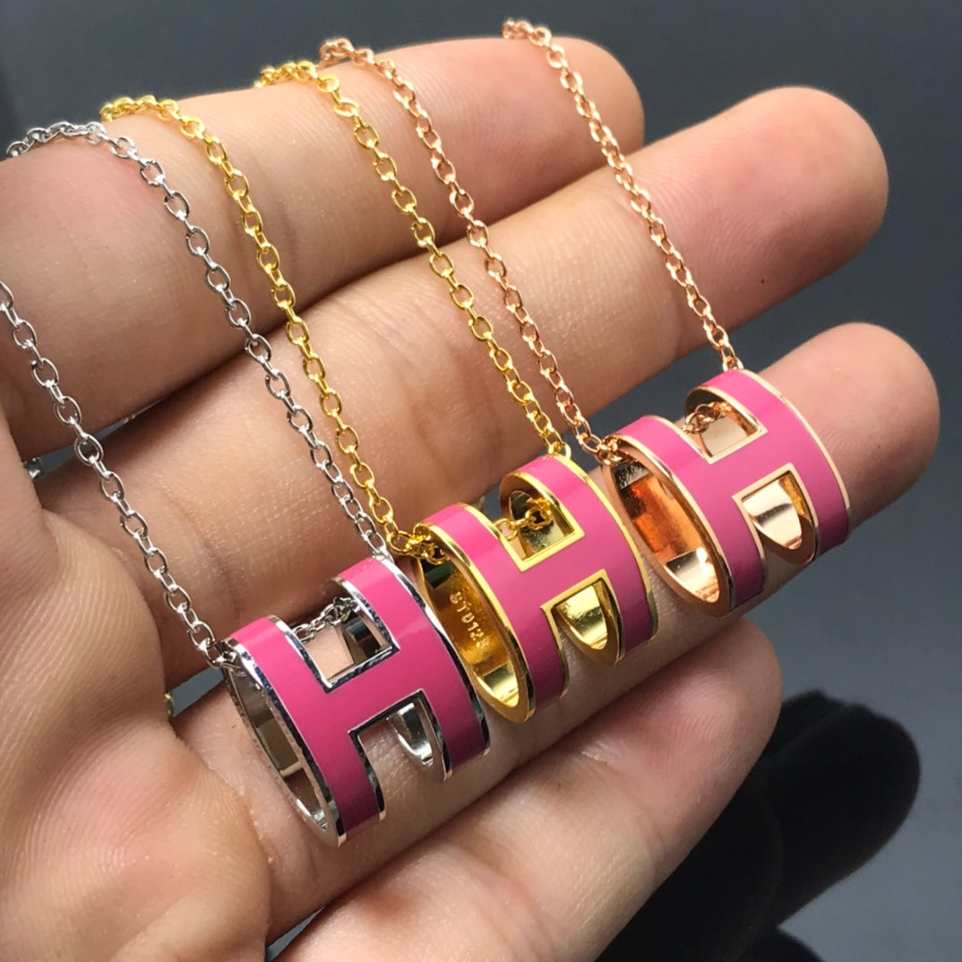 [Glimmer]H NECKLACE PINK