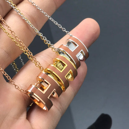 [Glimmer]H NECKLACE BROWN