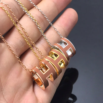 [Glimmer]H NECKLACE BROWN