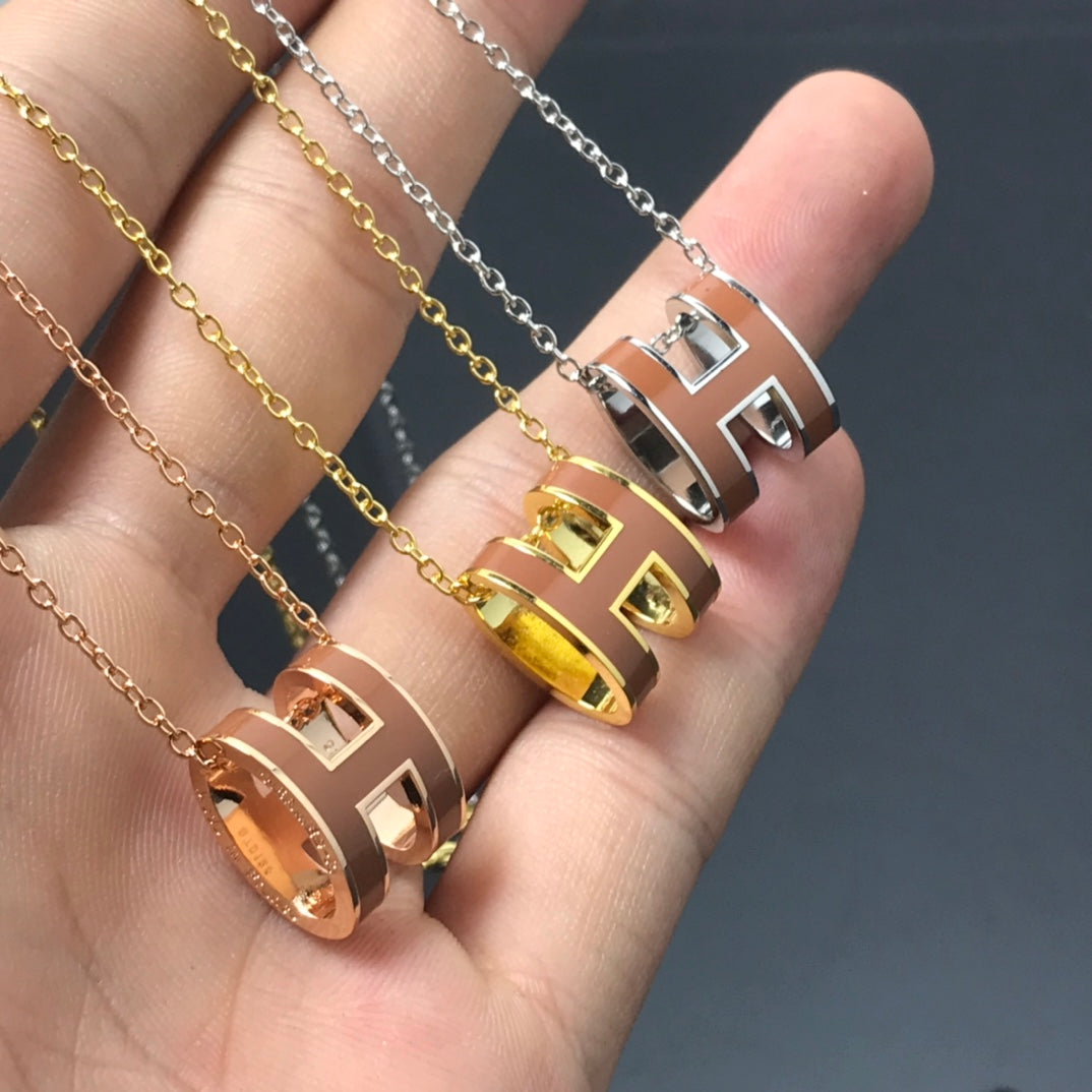 [Glimmer]H NECKLACE BROWN