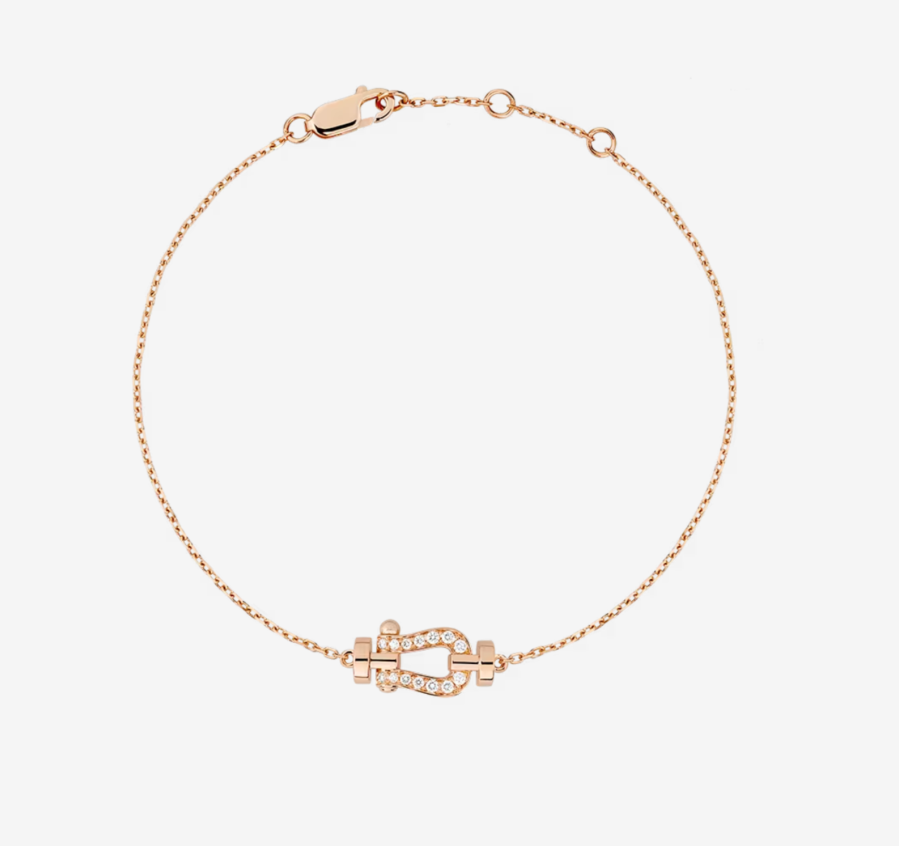 [Glimmer]FORCE 10 FULL DIAMOND BUCKLE CHAIN LINK MINI MODEL
