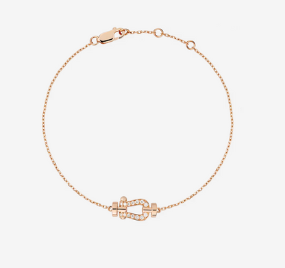 [Glimmer]FORCE 10 FULL DIAMOND BUCKLE CHAIN LINK MINI MODEL