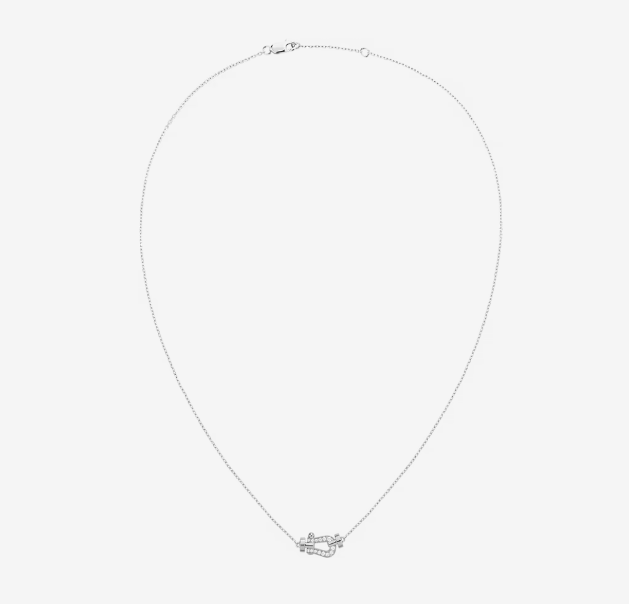 [Glimmer]フォース10 ダイヤモンドシルバーネックレス ミニモデル