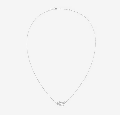 [Glimmer]フォース10 ダイヤモンドシルバーネックレス ミニモデル