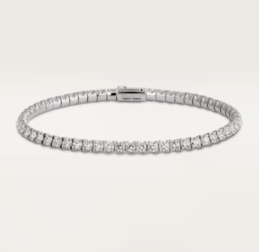 [Glimmer]  CLASSIC BASEBALL BRACELAT, 52 DIAMOND