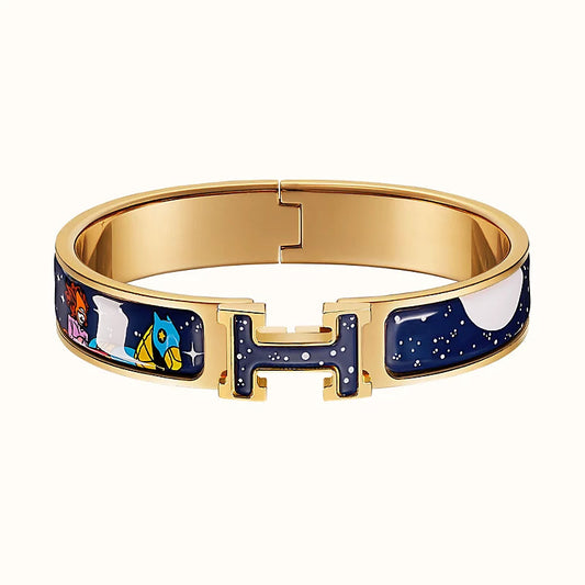 [Glimmer]H STAR AND MOON BRACELET 12MM