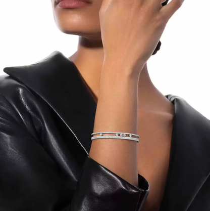 [Glimmer]M Roman Full Diamond Bracelet