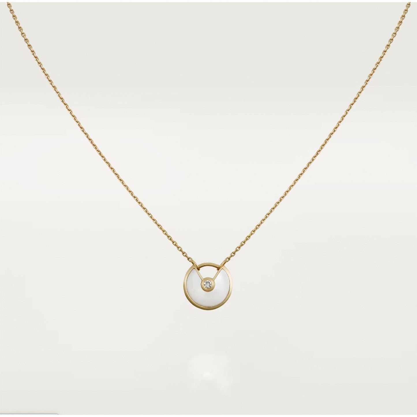 [Glimmer]AMULETTE Glimmer GOLD MOP NECKLACE