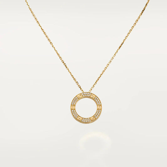 [Glimmer]LOVE NECKLACE ADJUSTABLE Glimmer GOLD