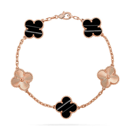 [Glimmer] CLOVER 5 MOTIF PULSAR STONE BRACELET COLLECTION