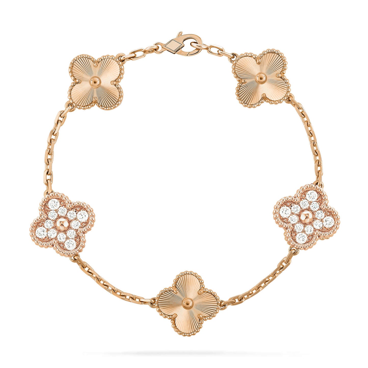 [Glimmer] CLOVER 5 MOTIF LASER BRACELET COLLECTION