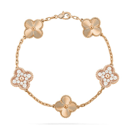 [Glimmer] CLOVER 5 MOTIF LASER BRACELET COLLECTION