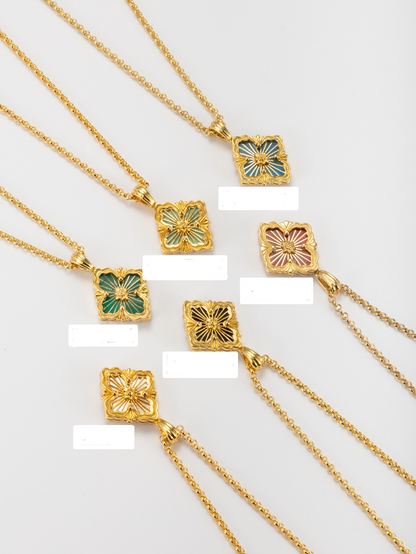[Glimmer] B.C.L SMALL SIZE  ENAMEL NECKLACE£¨Various colors)