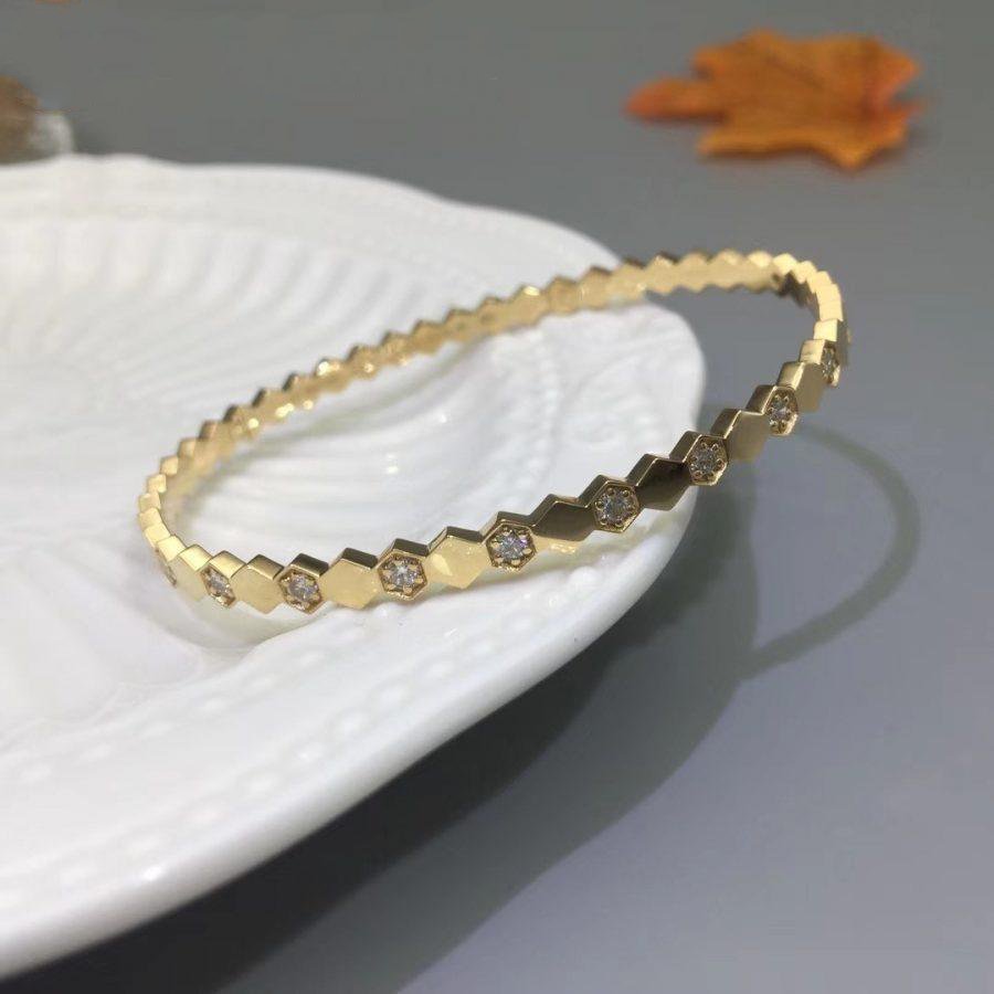 [Glimmer]BEE LOVE GOLD DIAMOND BRACELET