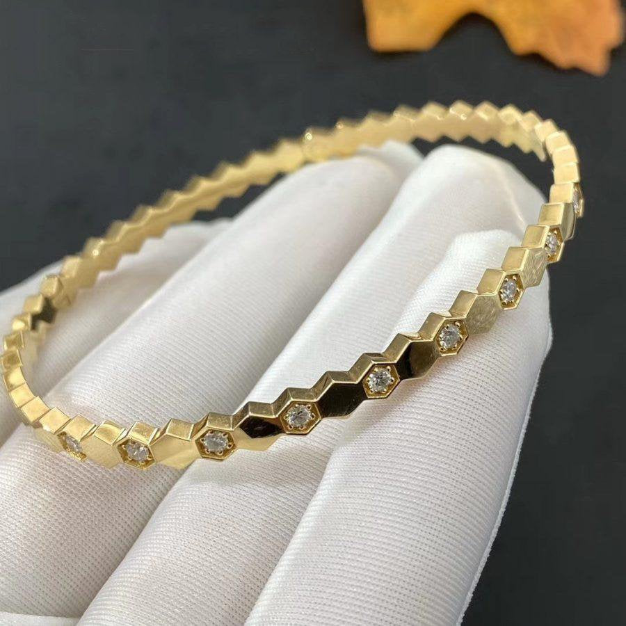 [Glimmer]BEE LOVE GOLD DIAMOND BRACELET