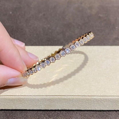 [Glimmer]BEE LOVE GOLD BRACELET FULL DIAMOND