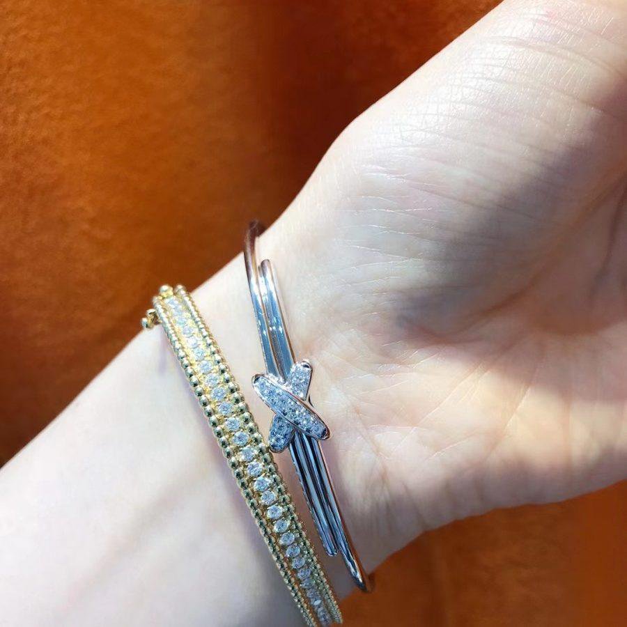 [Glimmer]JEUX DE BRACELET SILVER DIAMONDS