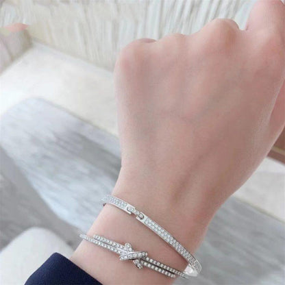 [Glimmer]JEUX DE BRACELET DIAMONDS SILVER